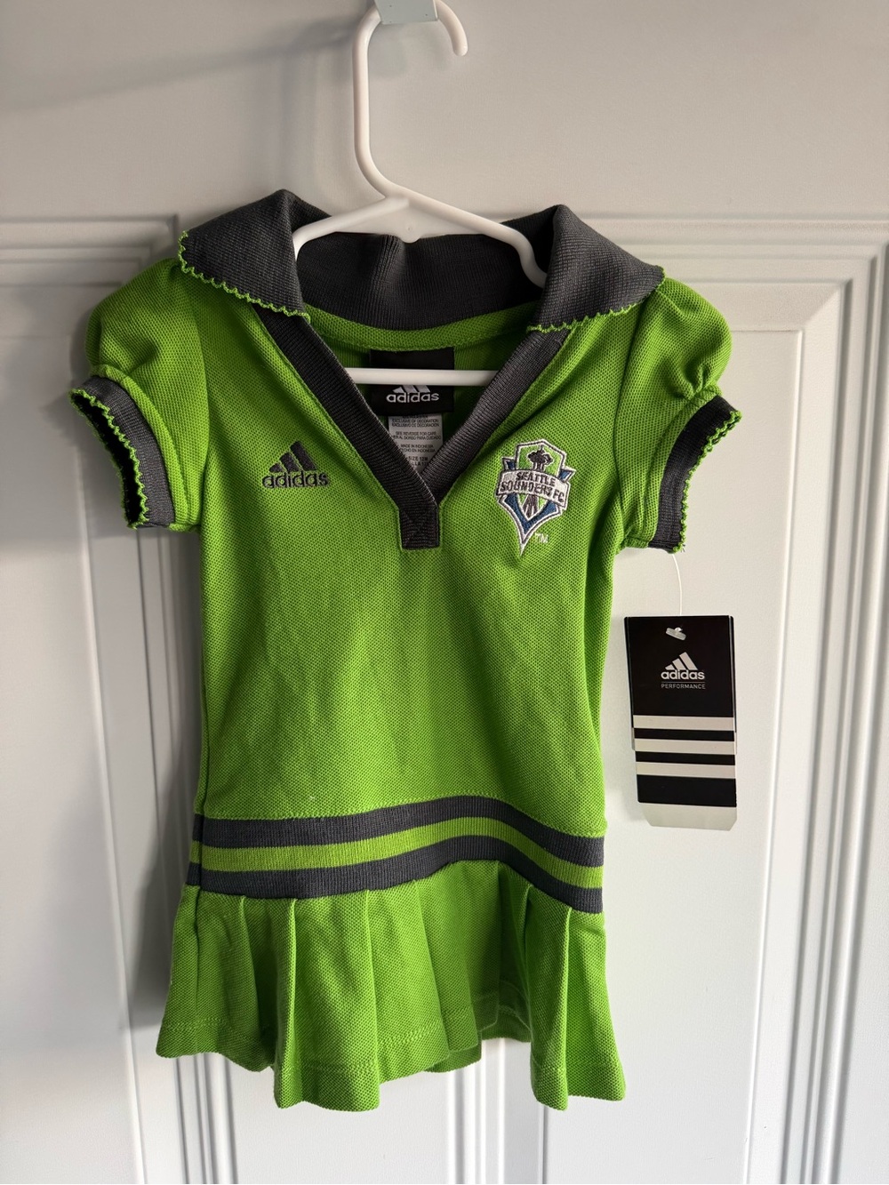 Adidas Seattle Sounders Polo Dress for Girls